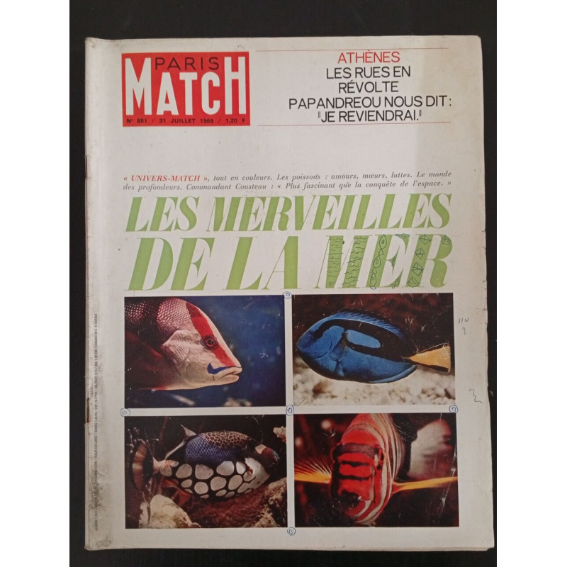 Paris Match N.851 - Juillet 1965