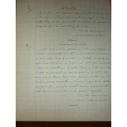 Cahier d'école Département de l'aube Cahier mensuel Les choses animaux