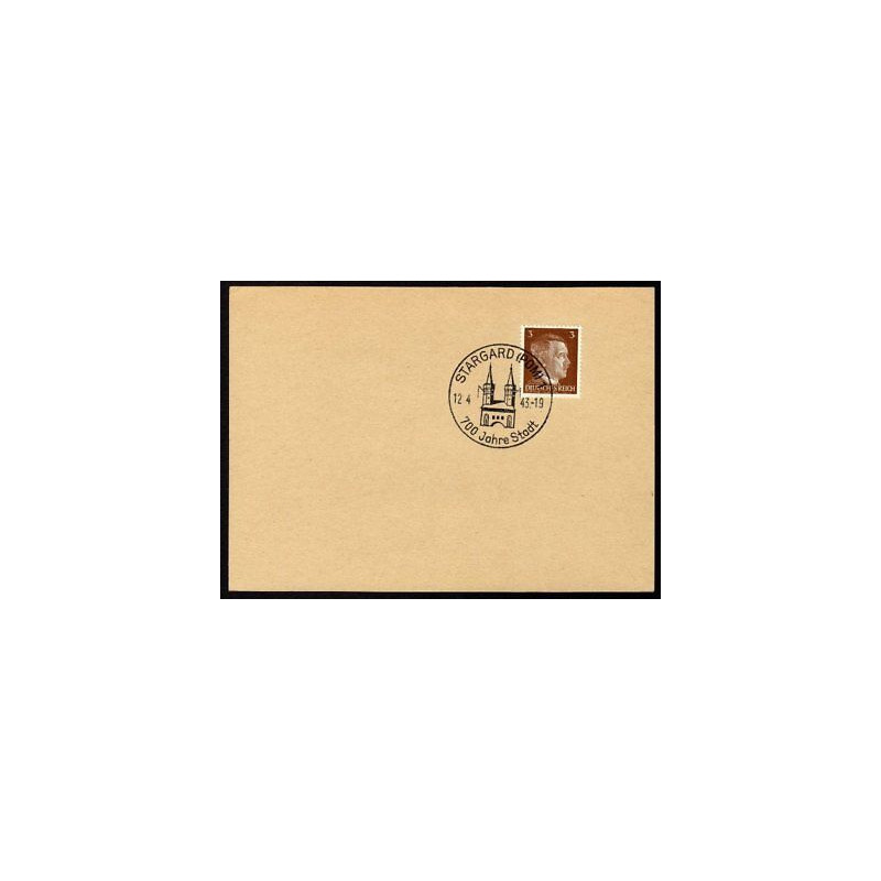 Allemagne n 706 Yv. cachet WW2 STARGARD Pom 1 Timbre Allemand Mi n 782
