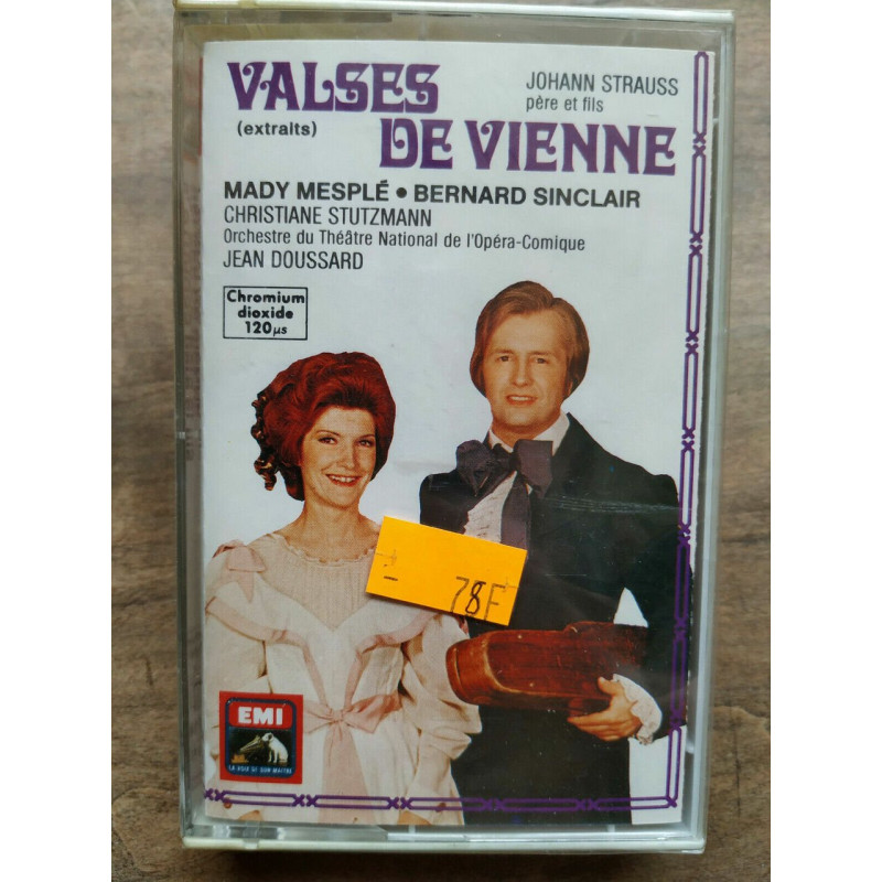 Père et fils Valses de vienne Cassette Audio NEUVE SOUS BLISTER