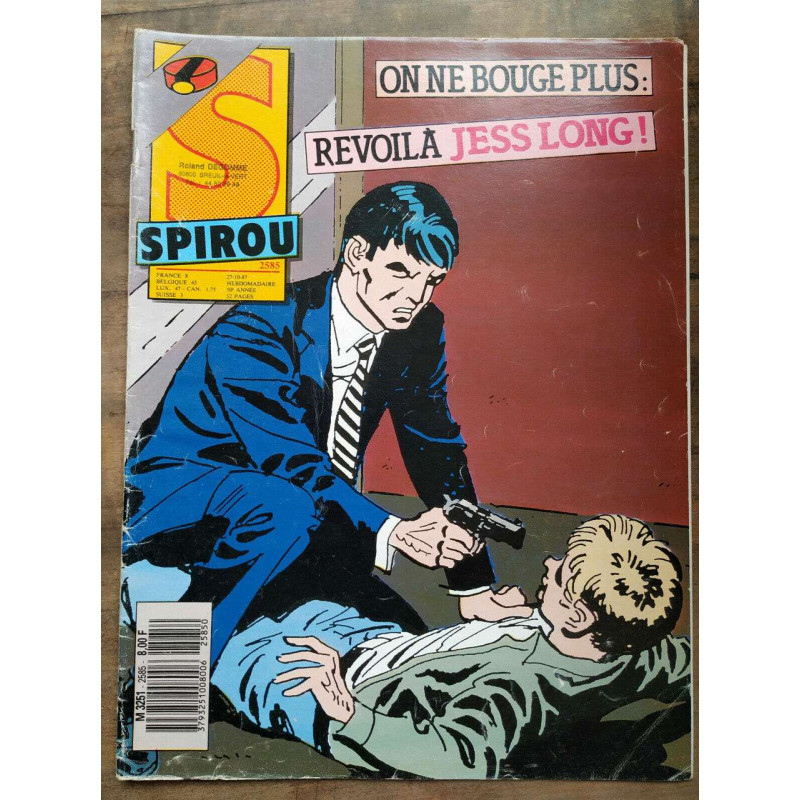 Magazine Spirou n2585 Octobre 1987