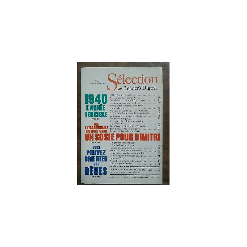 Nº406 Décembre 1980