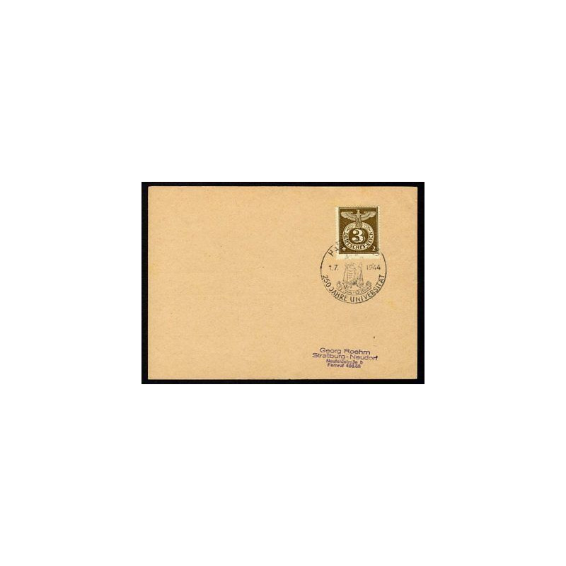 Allemagne n 762 Yv. cachet WW2 HALLE Mi. 830