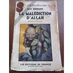 Sax rohmer La Malédiction d'allah Les