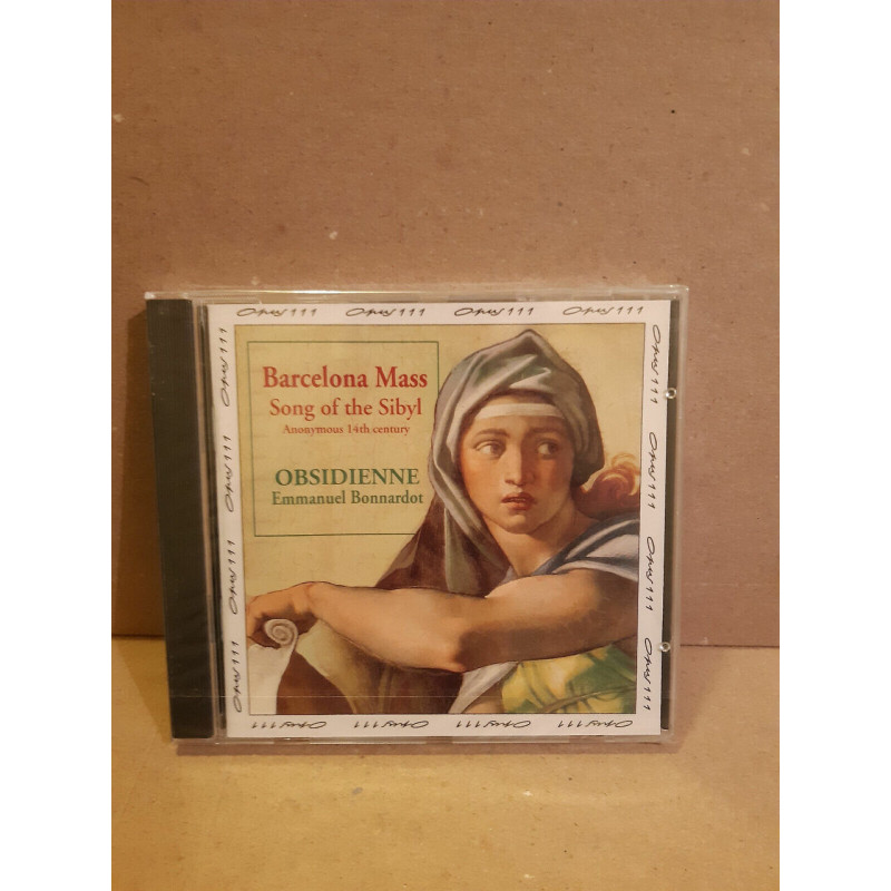 Barcelona mass Song of the Sibyl - Obsidienne - bonnardot CD NEUF...