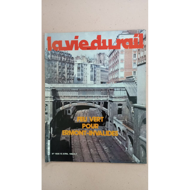 Revue La Vie du Rail N° 1839