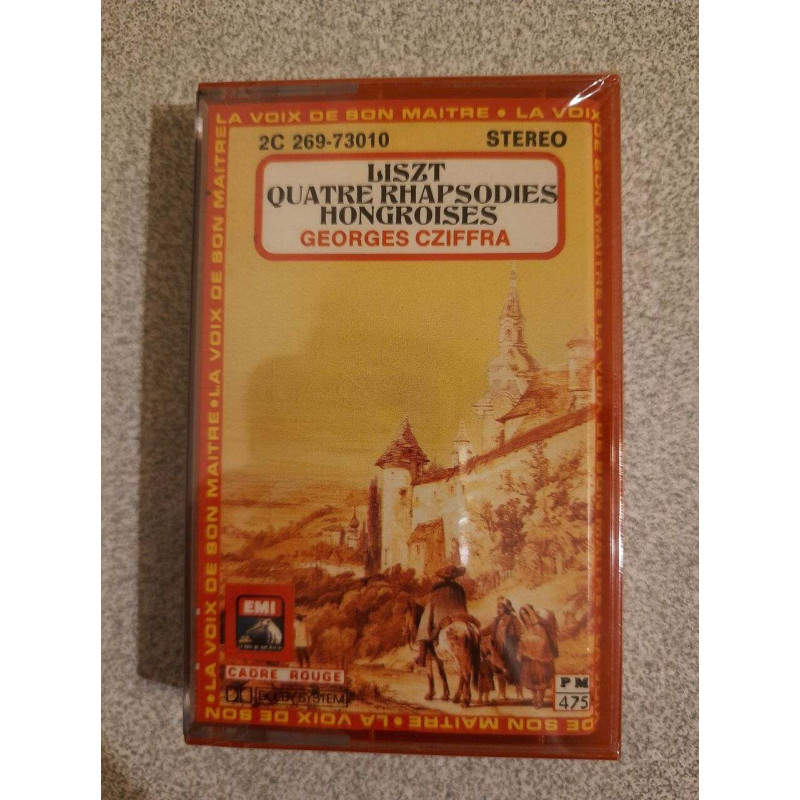 K7 Audio : Liszt - Quatre Rhapsodies Hongroises - Georges Cziffra...