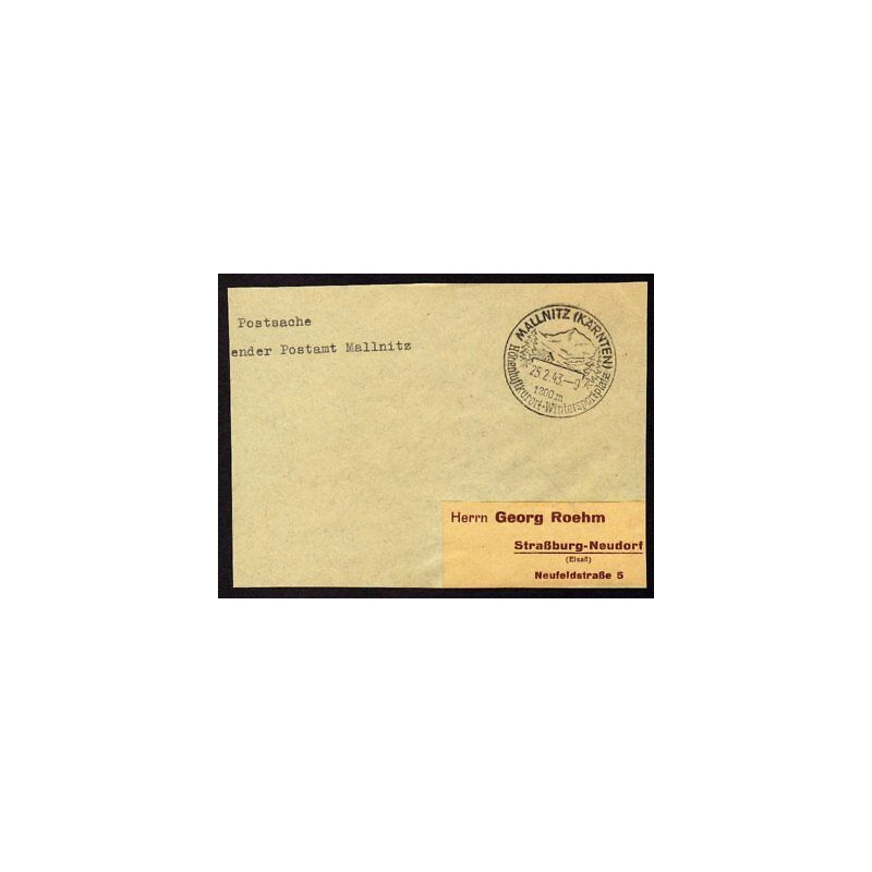 Postsache Absender Postamt MALLNITZ du 250243