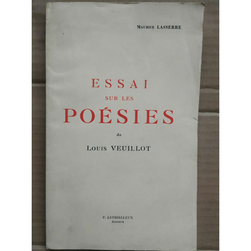 Essai sur les poésies de Louis veuillot