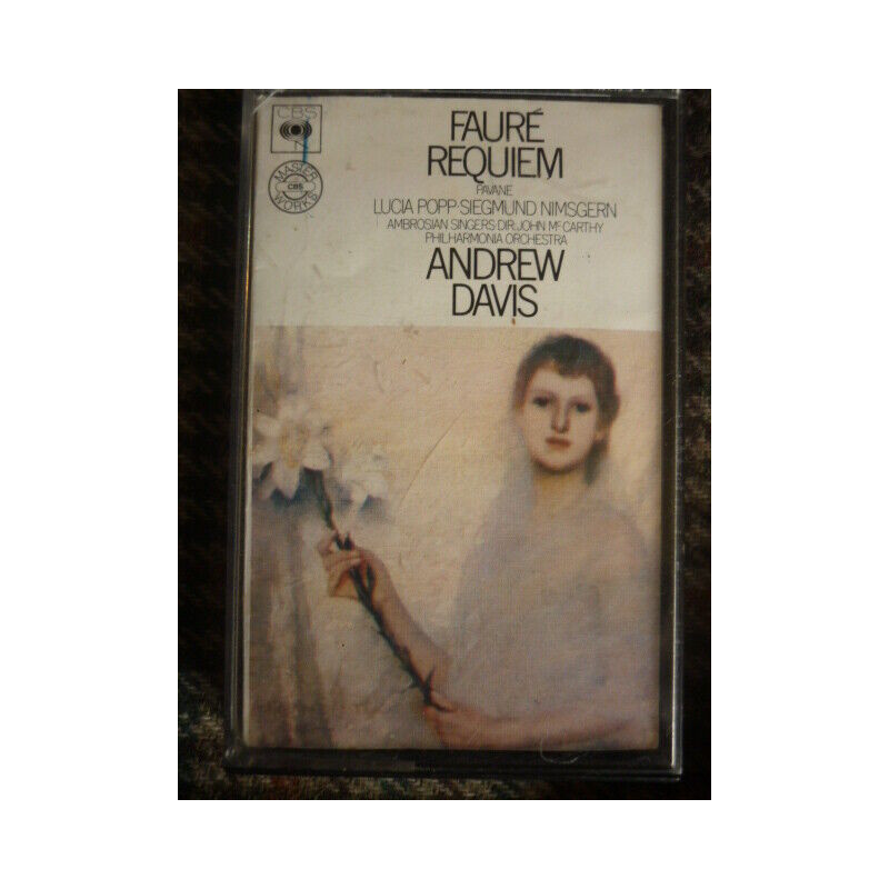 ANDREW davis- requiempavane cassette Audio-K7 CBS 40-76734