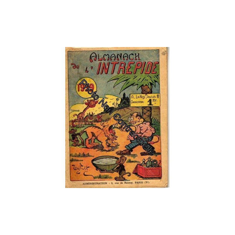 L'intrépide N° 00 : Almanach 1929