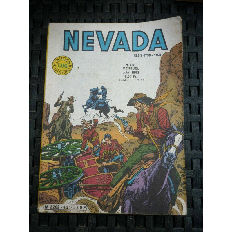 Nevada mensuel n431 Le petit ranger 3 Editions lug 061983