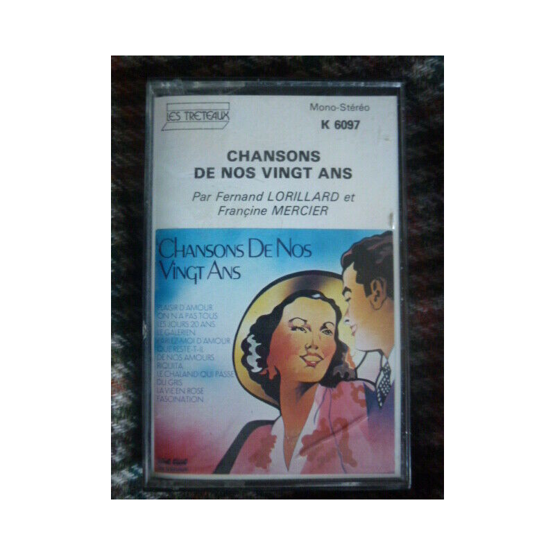 Chansons de nos vingt ans-Fernad Lorillard Cassette Audio-K7 Les...