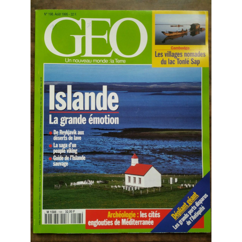 Magazine GEO n198 Août 1995