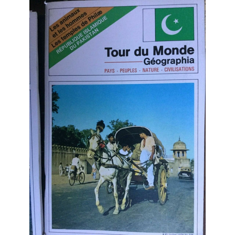 Tour du Monde géographia Les animaux et Les hommes Juillet 1978 N226
