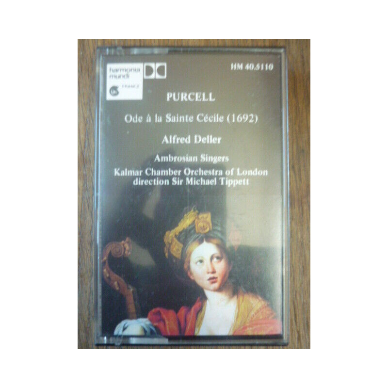 purcell Ode à la Sainte Cécile 1692-alfred deller Cassette