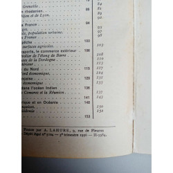 Précis de géographie Baccalauréat Première partie hachette