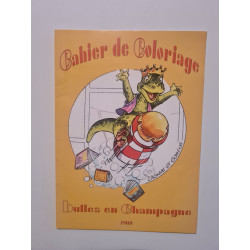 Cahier de Coloriage Bulles en Champagne