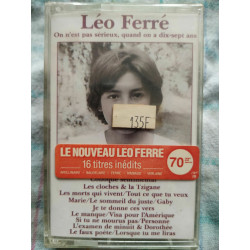 Léo Ferré On n'est pas sérieux quand On a dix-sept ans Cassette...