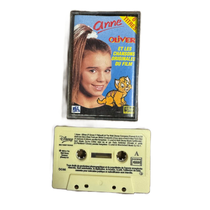 K7 Audio : Anne - Oliver t Les Chansons Originales du Film