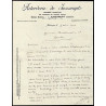 Facture Retorderie de Jussarupt dans les Vosges 88 filature