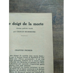 Mon Roman policier Le doigt de la morte -