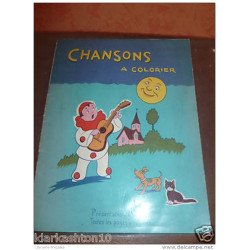 Chansons à colorier (non vierge) - éditions Volumétrix