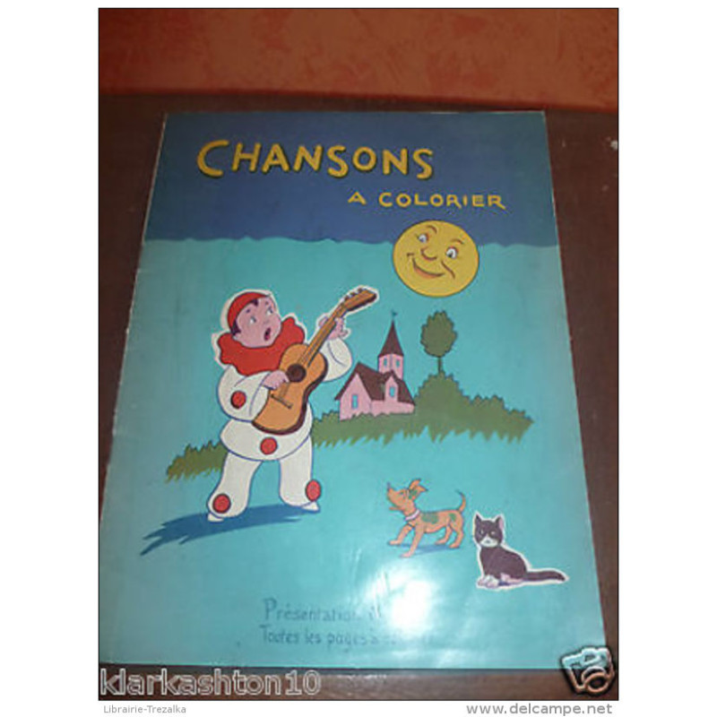 Chansons à colorier (non vierge) - éditions Volumétrix