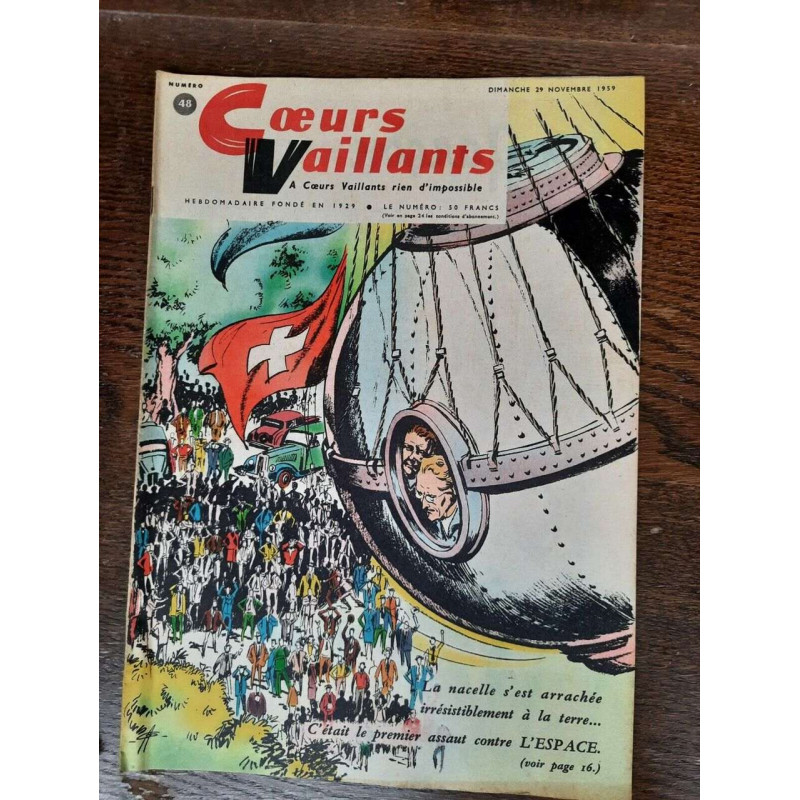 Coeurs Vaillants Nº 48 Novembre 1959