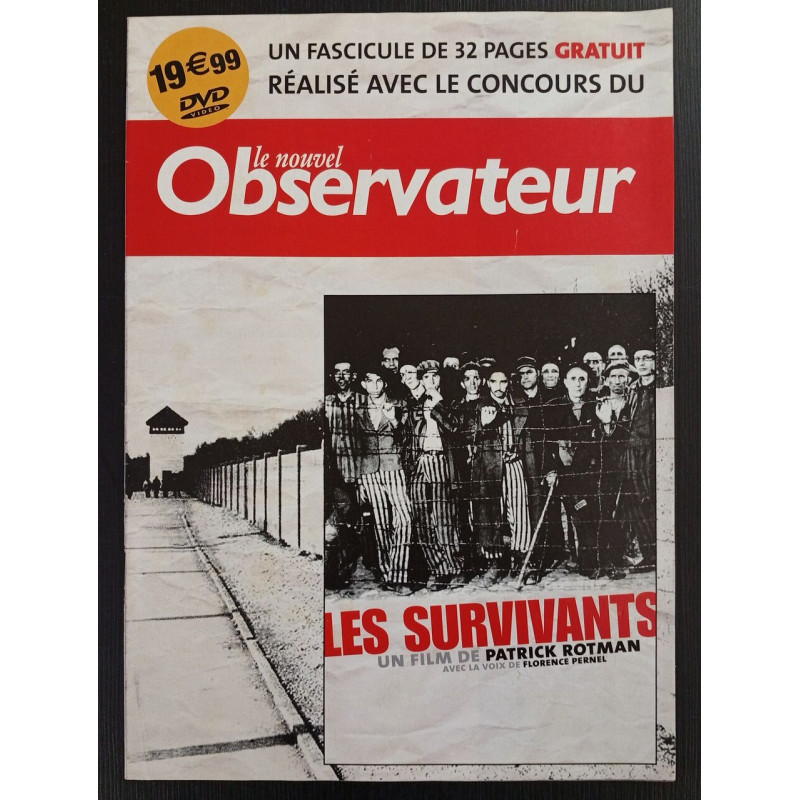 Revue Le Nouvel Observateur (sans le DVD) - Les survivants