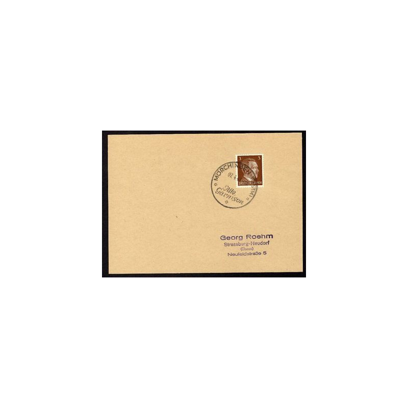 Allemagne n 706 Yv. cachet WW2 MÖRCHINGEN Timbre Allemand Hitler...