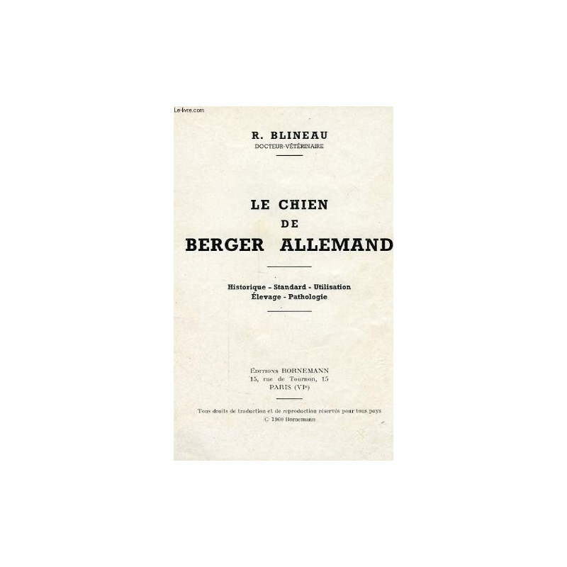 Le chien de berger allemand Le chien de berger allemand