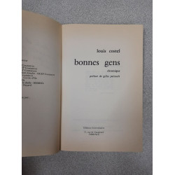 Bonnes Gens (Envoi de l'auteur)
