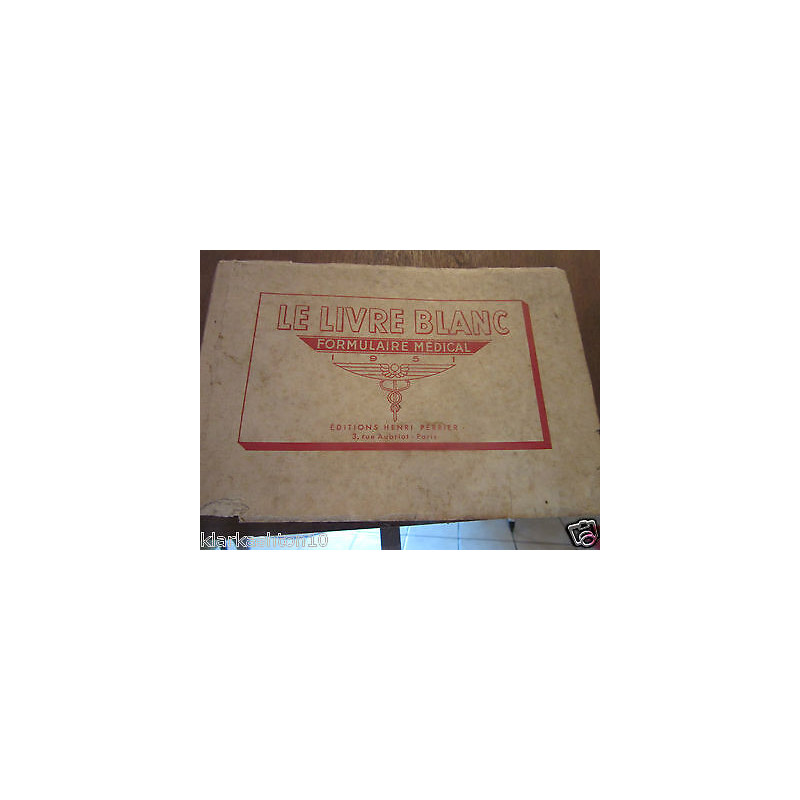 Le Livre blanc formulaire médical