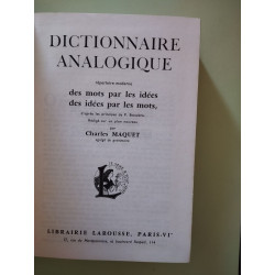 Dictionnaire analogique : repertoire moderne des mots par les...