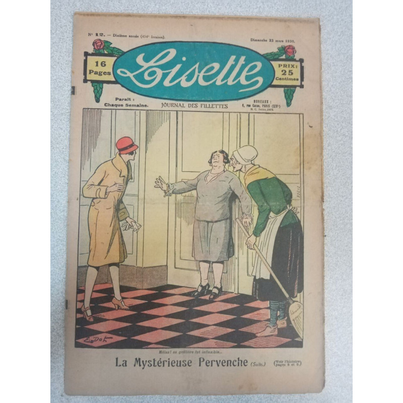 Lisette nº 12 / Mars 1930