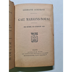 Gai! marions-nous! - 1927