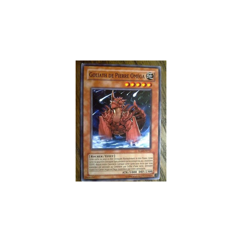 Goliath de Pierre Oméga RGBT-R032 Yu-Gi-Oh