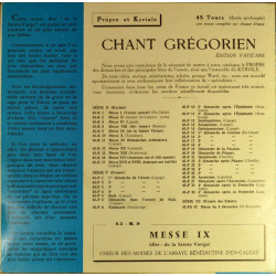 Messe IX - De La Sainte Vierge