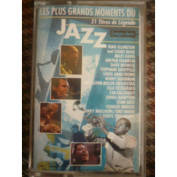LES PLUS GRANDS MOMENTS DU jazz 21 Titres de légendecassette Audio-K7