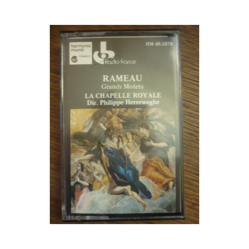Rameau Grands Motets-La Chapelle Royale Cassette Harmonia Mundi HM...