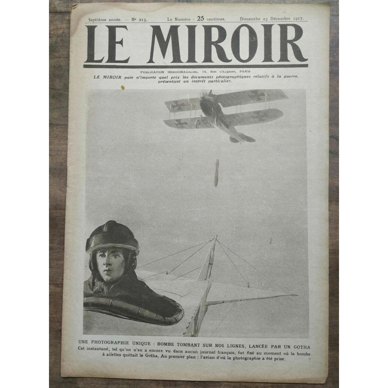Le Miroir n213 23 Décembre 1917