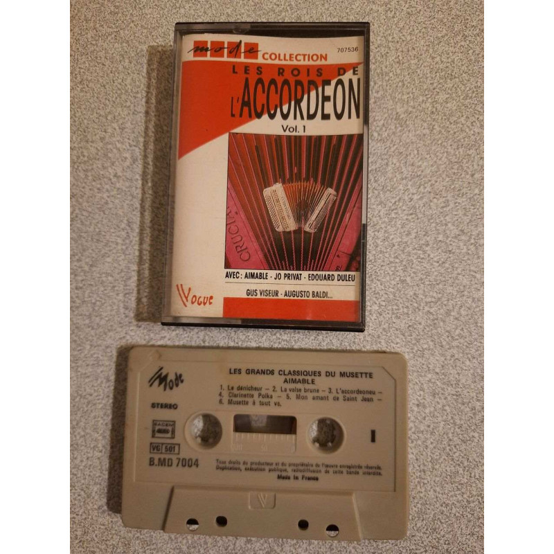 K7 Audio : Les Rois de l'Accordeon Vol. 1 - Les Grands Classiques...