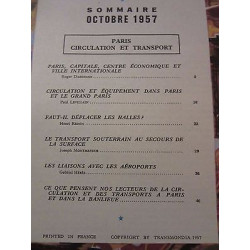 Transmondia n37 Octobre 1957 voir sommaire