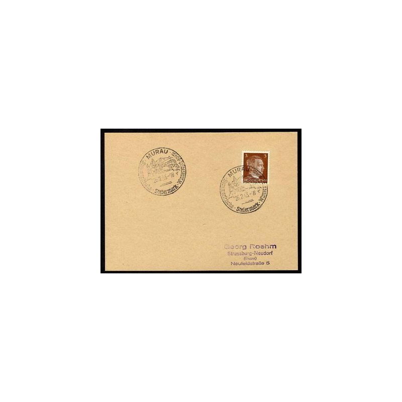 Allemagne n 706 Yv. cachet WW2 MURAU Timbre Allemand Hitler Mi n 782