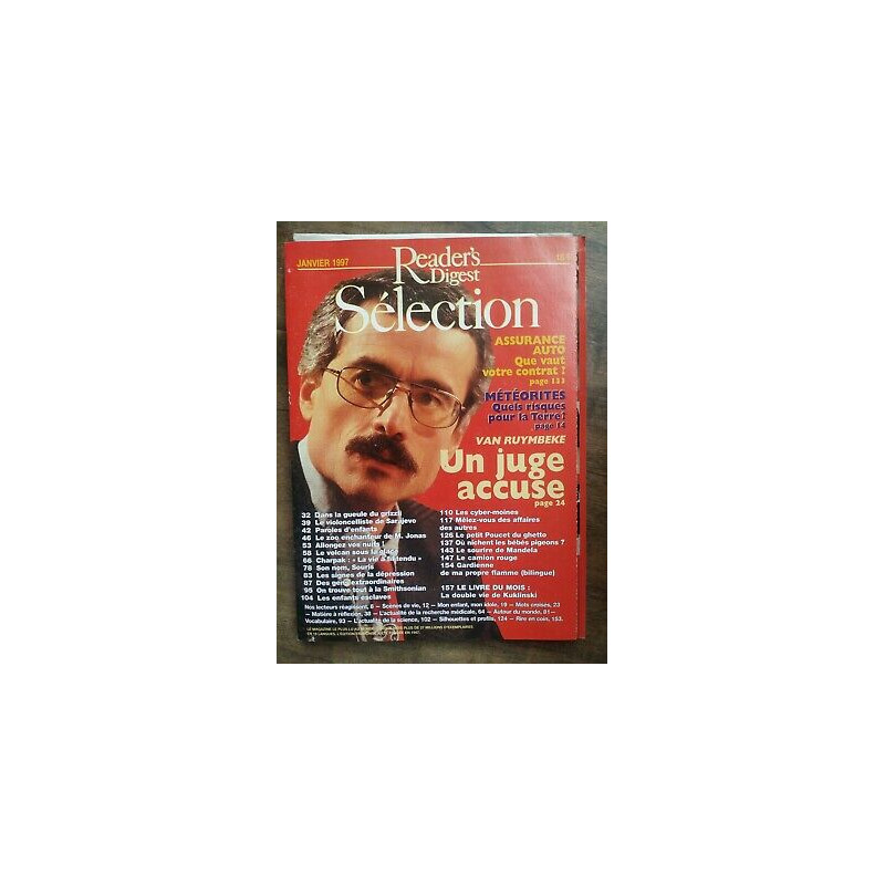 Reader's Digest Sélection Janvier 1997
