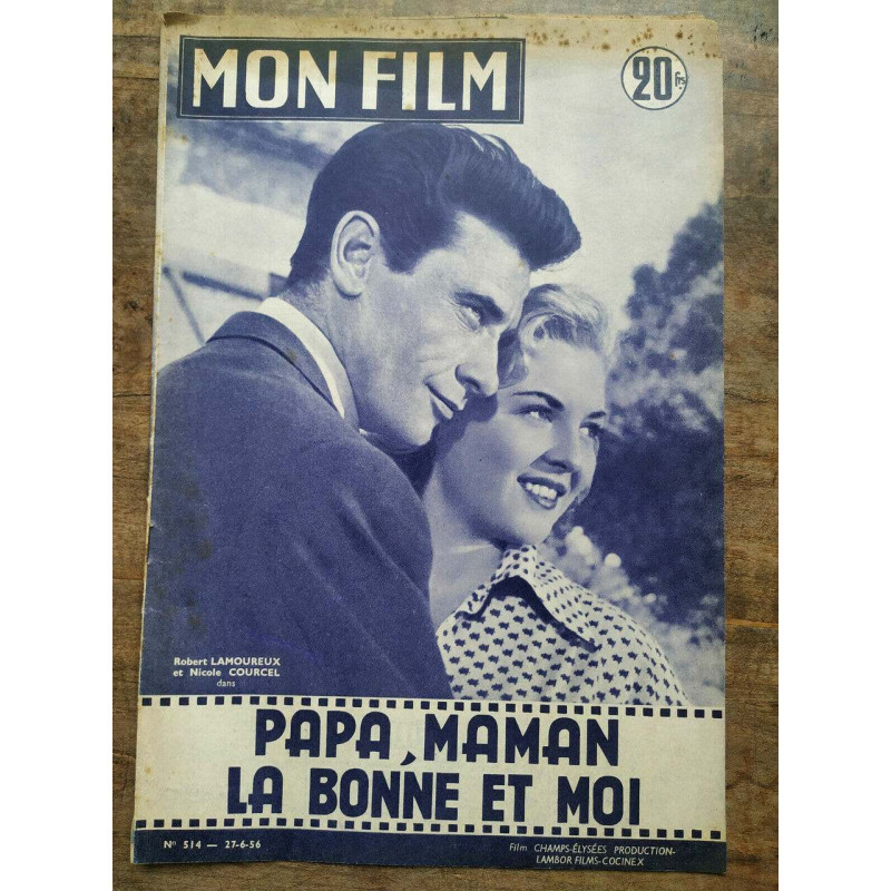 Mon Film N514 - Papa maman la bonne et moi 27-6-56