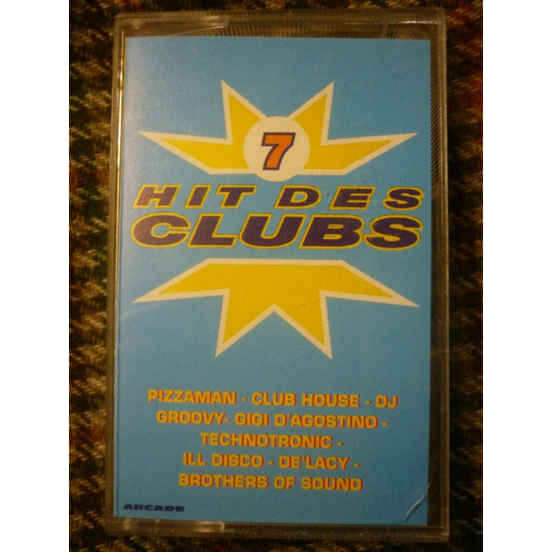 Hit des clubs 7 Pizzaman-Club House.. Cassette Audio-K7 Arcade 3006894