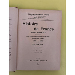 ch aimond Histoire de france cours supérieur 2e année du brevet