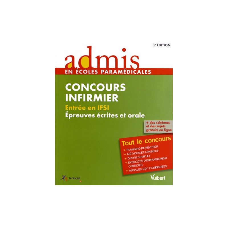Concours infirmier : Entrée en IFSI épreuves écrites et orale